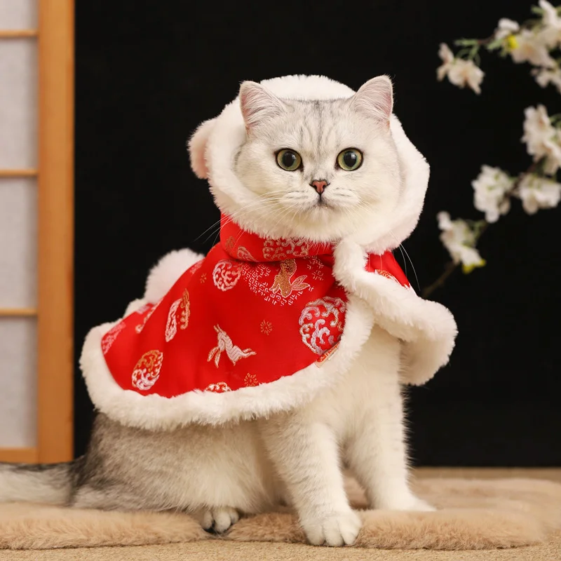 Накидка с капюшоном для домашних животных, милый Рождественский костюм для кошек и собак, зимняя Рождественская одежда, накидка с капюшоном...
Накидка с капюшоном для домашних животных, милый Рождественский костюм для кошек и собак, зимняя Рождественская одежда, накидка с капюшоном...