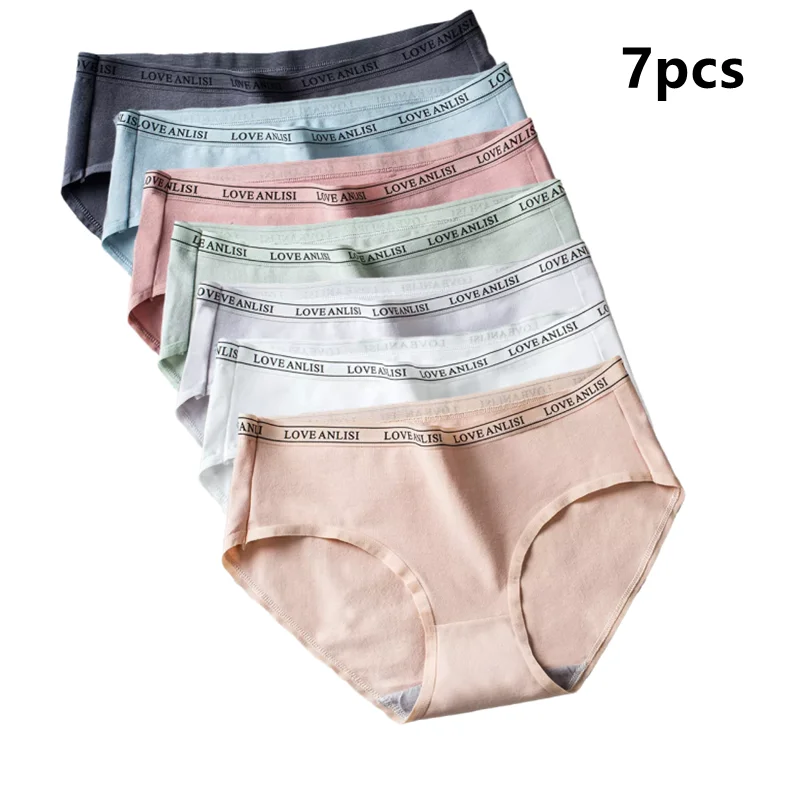 7pcs Female breathable Low waist Pure cotton briefs women's underweargirl seamless non-trace sexy lingerie panties for Women
7pcs Female breathable Low waist Pure cotton briefs women's underweargirl seamless non-trace sexy lingerie panties for Women