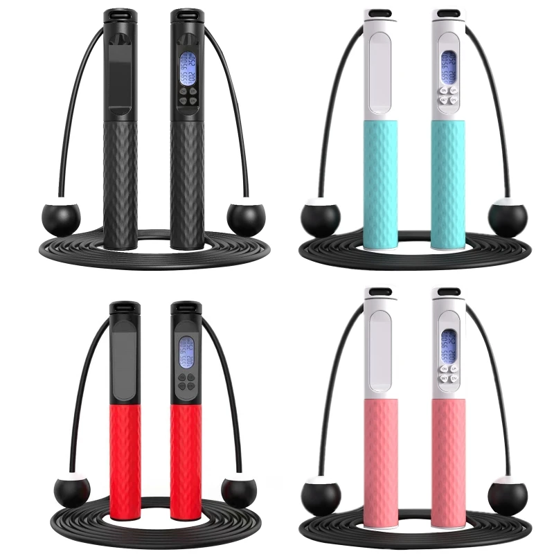 Скакалки со счетчиком, Утяжеленная Скакалка для тренировок на улице/в помещении, скакалка регулируемой длины, Беспроводная Скакалка
Скакалки со счетчиком, Утяжеленная Скакалка для тренировок на улице/в помещении, скакалка регулируемой длины, Беспроводная Скакалка