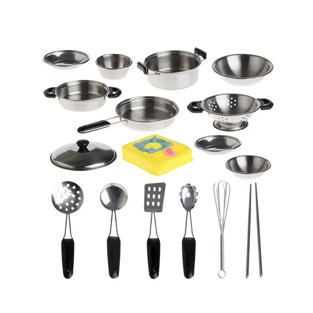 0pcs Mini Stainless Steel Pots Pans Cookware Miniature Play House Toy Pretend Play Gift for Kids
0pcs Mini Stainless Steel Pots Pans Cookware Miniature Play House Toy Pretend Play Gift for Kids