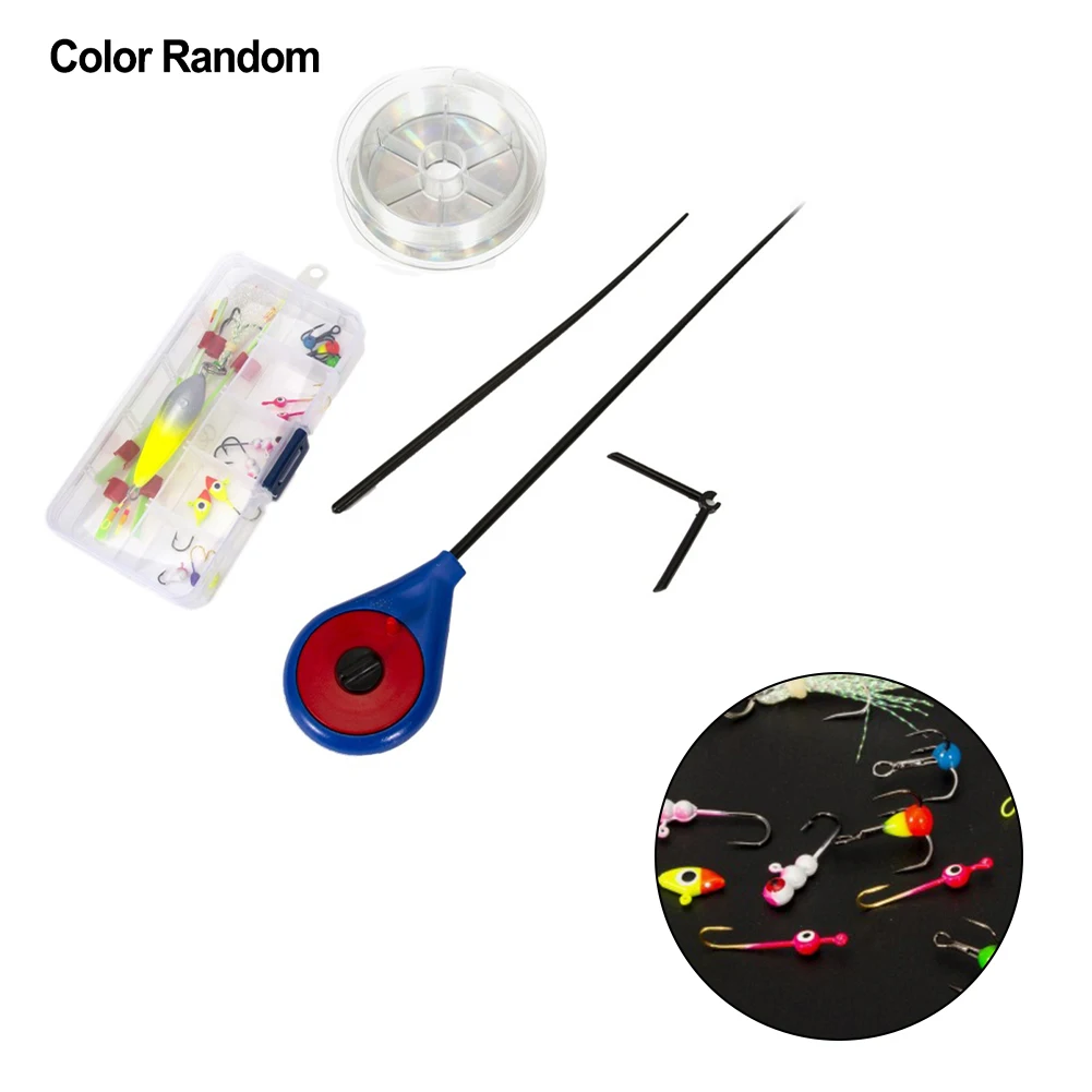 Winter Outdoors Ice Fishing Package Ice Fishing Rod Thin Slice Ice Fishing Line Hooks Baits Coil Box Carp Fish Accessories Pesca
Winter Outdoors Ice Fishing Package Ice Fishing Rod Thin Slice Ice Fishing Line Hooks Baits Coil Box Carp Fish Accessories Pesca
