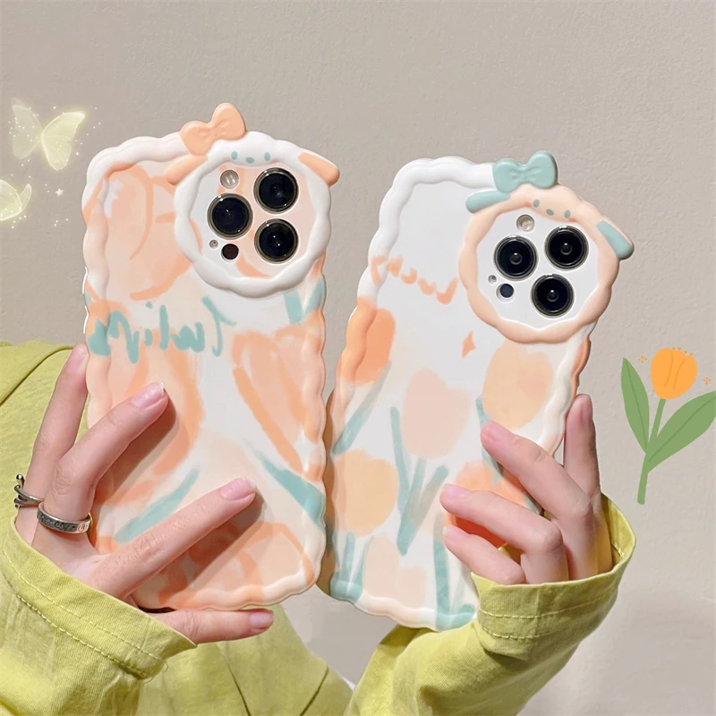 Korean IPhone 11 Cases 13 Pro 14 12 Plus X XS Max XR Beautiful Flower Tulip Pattern Cat Lens Wavy Phone Cover Coque Funda Capa
Korean IPhone 11 Cases 13 Pro 14 12 Plus X XS Max XR Beautiful Flower Tulip Pattern Cat Lens Wavy Phone Cover Coque Funda Capa