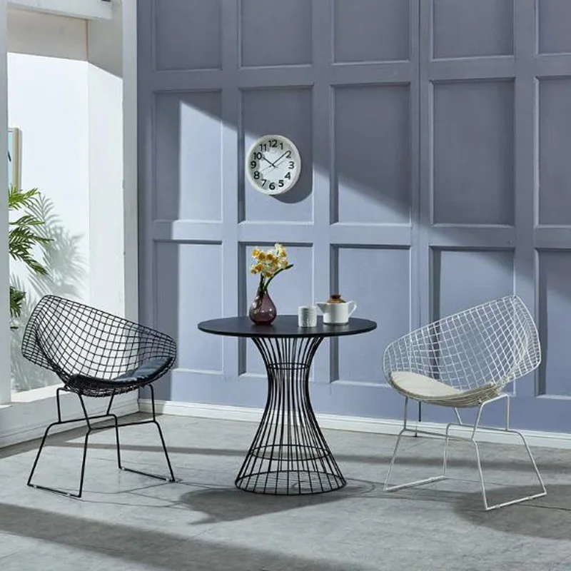 Creative New Coffee Tables Iron Art Iron Wwire Round Table Metal Ins Nordic Mmilk Tea Shop Negotiation Ttable and Chair
Creative New Coffee Tables Iron Art Iron Wwire Round Table Metal Ins Nordic Mmilk Tea Shop Negotiation Ttable and Chair