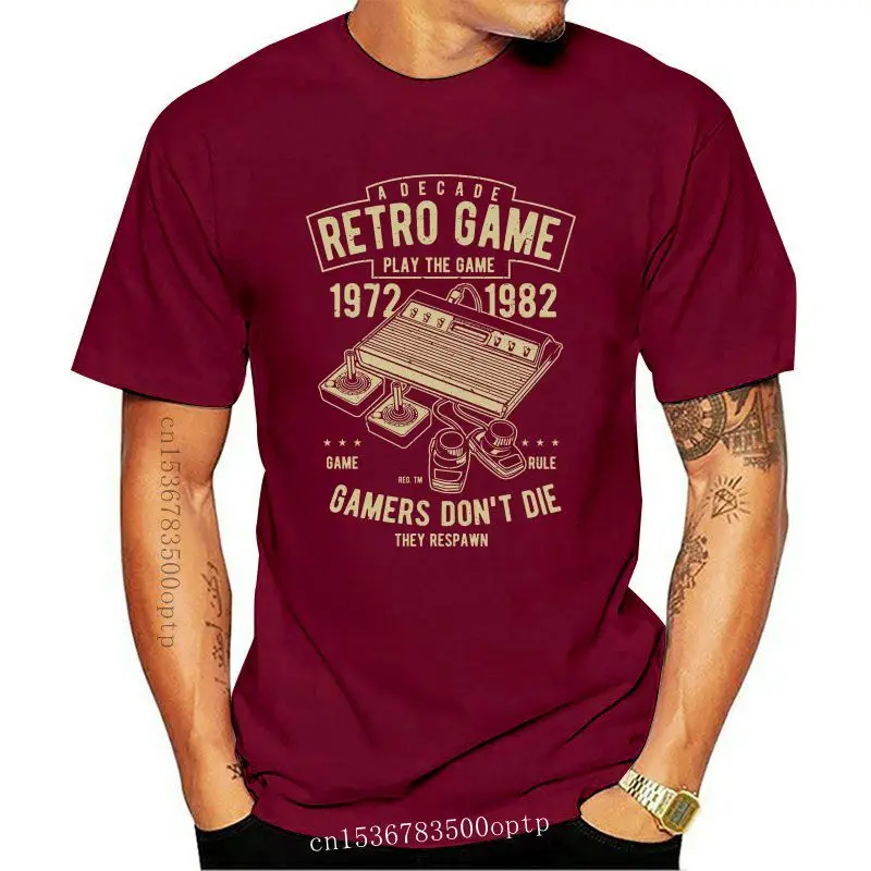 Camiseta de Juego Retro, 
Camiseta de Juego Retro,