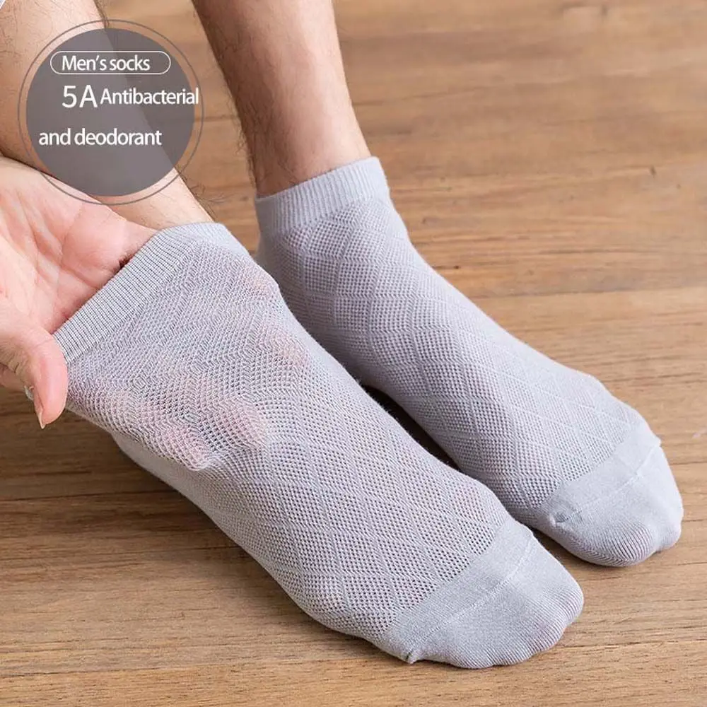Casual Sweat-absorbing Men Hosiery Solid Color Shallow Antibacterial Mesh Cotton Socks Boat Socks Men's Socks
Casual Sweat-absorbing Men Hosiery Solid Color Shallow Antibacterial Mesh Cotton Socks Boat Socks Men's Socks