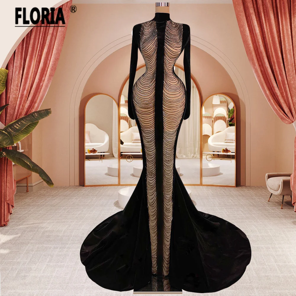 2 Special Luxury Black Mermaid فساتين مناسبة رسمية Full Crystal Tassels ISee Thru vestidos de fiesta elegantes para mujer 2023
2 Special Luxury Black Mermaid فساتين مناسبة رسمية Full Crystal Tassels ISee Thru vestidos de fiesta elegantes para mujer 2023