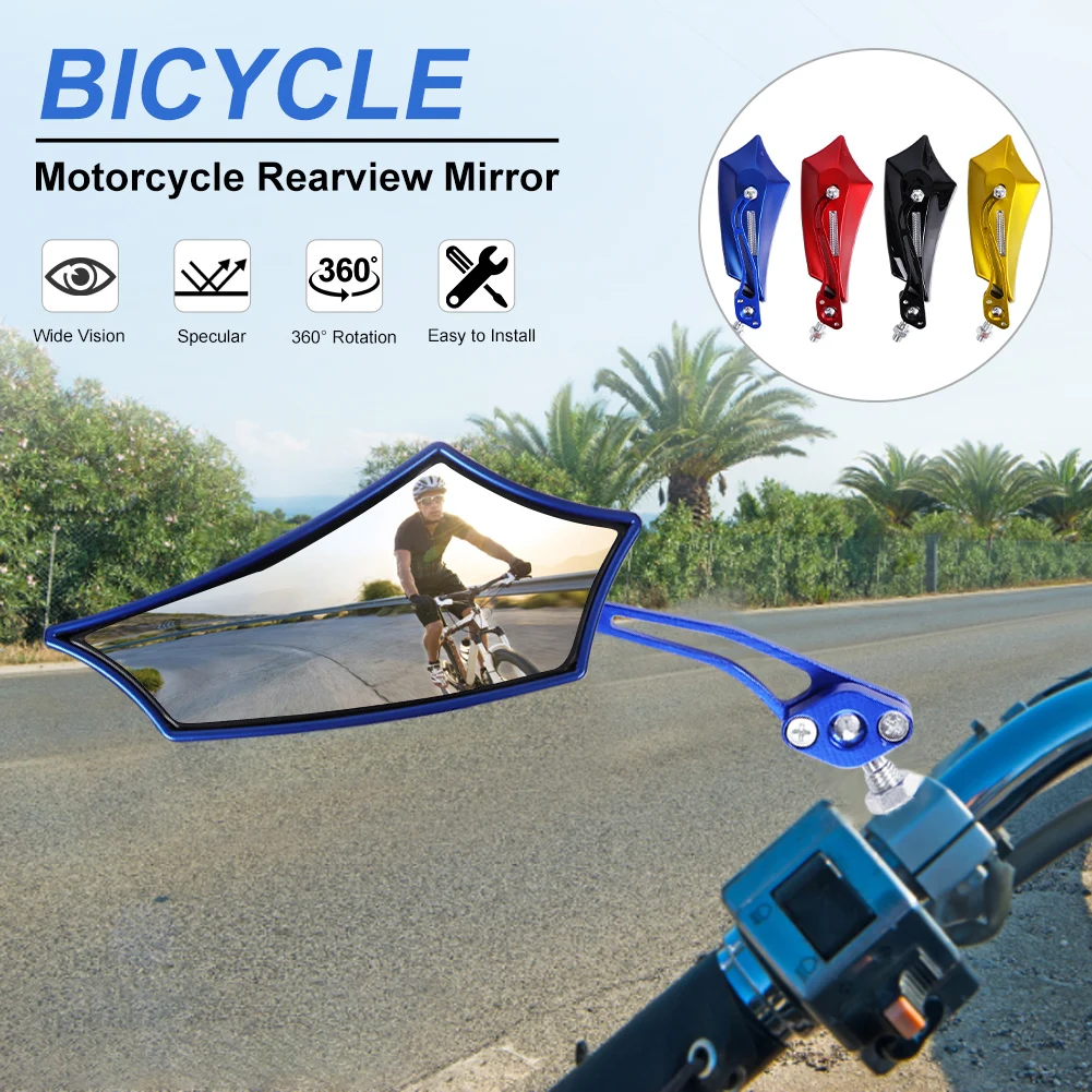 1 Pair Motorcycle Mirror Rear View Side Mirror with 8/10mm Thread Adjustable Durable Rearview Mirror for Bike Scooter Cruiser
1 Pair Motorcycle Mirror Rear View Side Mirror with 8/10mm Thread Adjustable Durable Rearview Mirror for Bike Scooter Cruiser