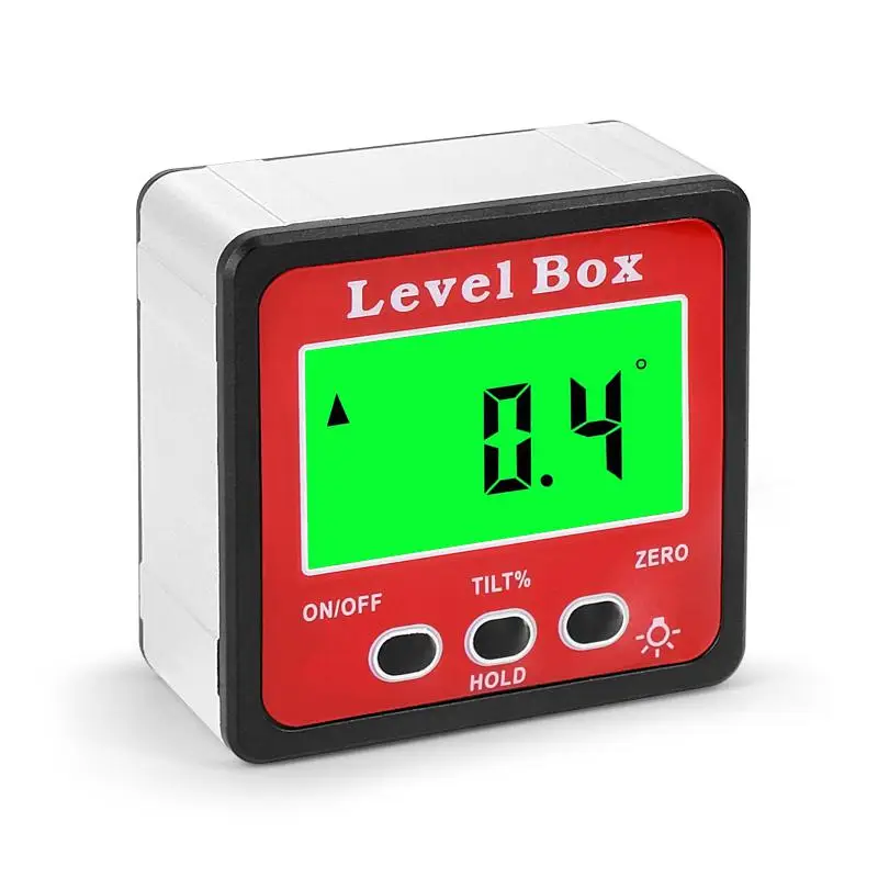 Precision Digital Inclinometer Mini 360 Degree Magnetic Spirit Level Angle Finder Gauge Level Protractor Meter Tilt Measure Tool
Precision Digital Inclinometer Mini 360 Degree Magnetic Spirit Level Angle Finder Gauge Level Protractor Meter Tilt Measure Tool