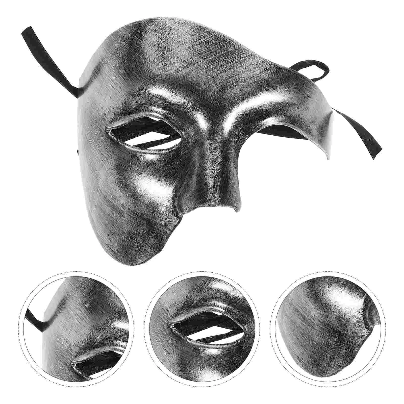 

Half Face One Eye Mask Festival Supply Halloween Props Bulk Delicate Masquerade Portable Abs Party Decorative Miss