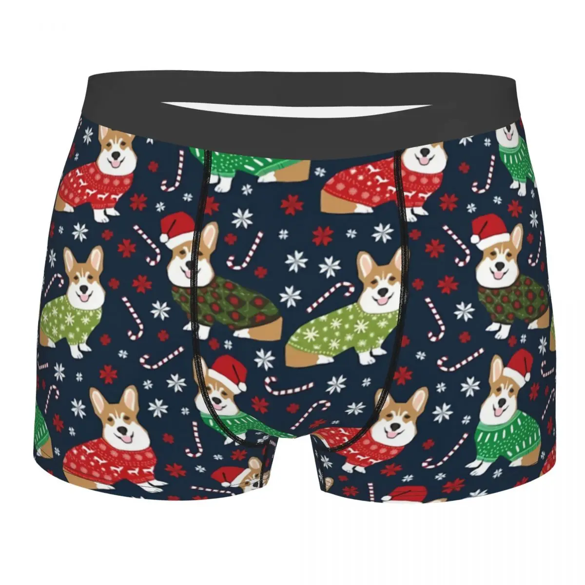 Corgi Welsh Corgi Christmas Sweater Santa Hat Dog Man's Boxer Briefs Breathable Creative Underpants Print Shorts Gift Idea
Corgi Welsh Corgi Christmas Sweater Santa Hat Dog Man's Boxer Briefs Breathable Creative Underpants Print Shorts Gift Idea