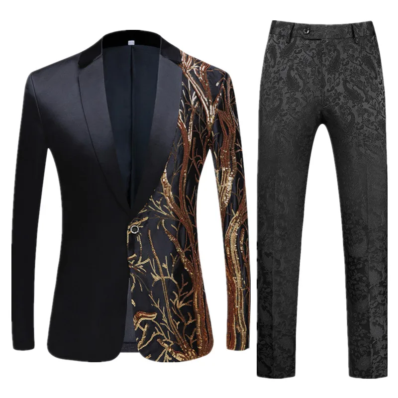 Qj Cinga Brand Men Dress Suit 2022 Fashion Luxury Sequin Blazer Male Wedding Prom Party Jacket and Pants Size 2XL-XXS
Qj Cinga Brand Men Dress Suit 2022 Fashion Luxury Sequin Blazer Male Wedding Prom Party Jacket and Pants Size 2XL-XXS