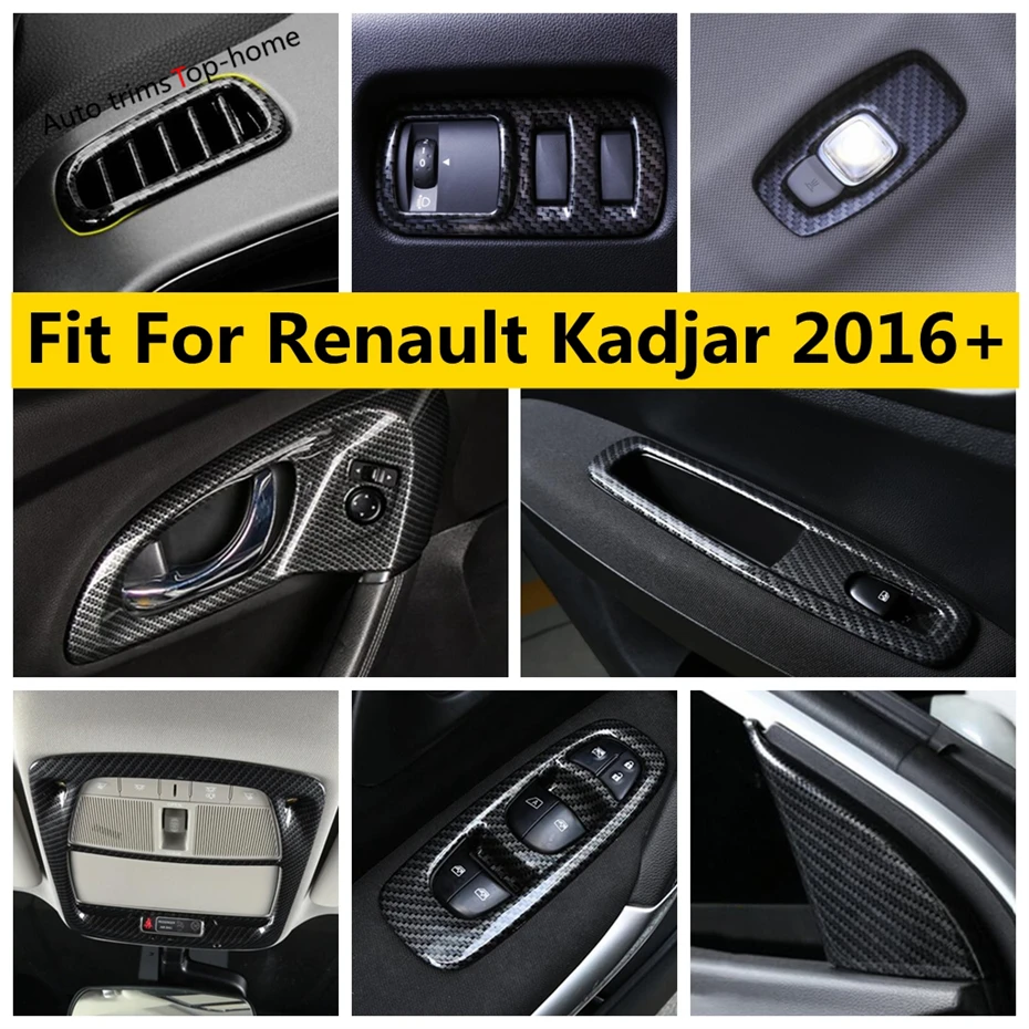 Pillar A Frame Head Light Window Lift Handle Bowl Cover Trim For Renault Kadjar 2016 - 2022 Carbon Fiber Interior Accessories
Pillar A Frame Head Light Window Lift Handle Bowl Cover Trim For Renault Kadjar 2016 - 2022 Carbon Fiber Interior Accessories