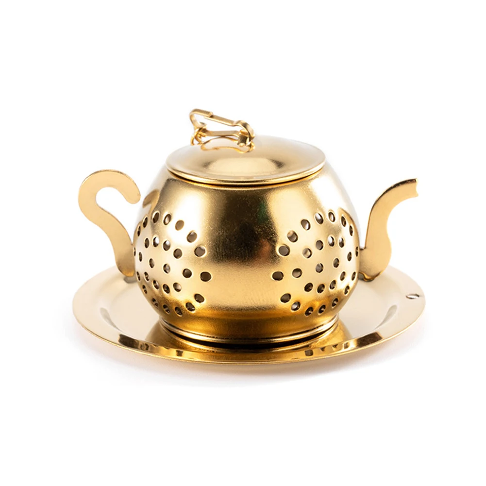Tea Strainer Teapot Shape Loose Tea Infuser Stainless Steel Leaf Tea Maker Strainer Chain Drip Tray Spice Filter Accessories
Tea Strainer Teapot Shape Loose Tea Infuser Stainless Steel Leaf Tea Maker Strainer Chain Drip Tray Spice Filter Accessories