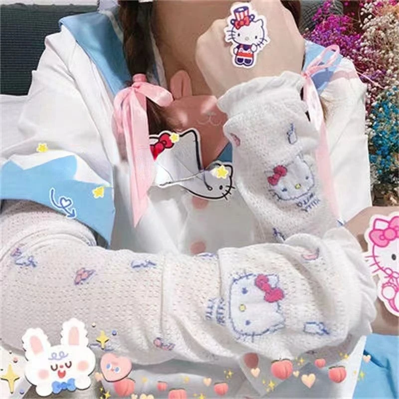 Sanrio kawaii аниме мультфильм Защита от Солнца рукава кружевной Открытый УФ Защита летняя тонкая секция рукава оптовая продажа
Sanrio kawaii аниме мультфильм Защита от Солнца рукава кружевной Открытый УФ Защита летняя тонкая секция рукава оптовая продажа