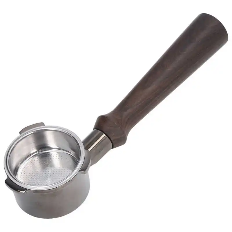 Coffee Portafilter 51mm Ergonomic Black Rosewood Handle Bottomless Zinc Alloy Portafilter Coffee Make Machine Parts
Coffee Portafilter 51mm Ergonomic Black Rosewood Handle Bottomless Zinc Alloy Portafilter Coffee Make Machine Parts