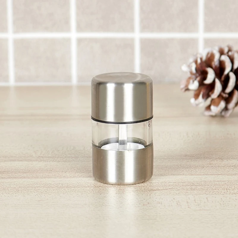 1Pc Stainless Steel Manual Salt Pepper Grinder Portable Mill Grinder For Herb Pepper Spice Rose Salt Kitchen Gadgets
1Pc Stainless Steel Manual Salt Pepper Grinder Portable Mill Grinder For Herb Pepper Spice Rose Salt Kitchen Gadgets