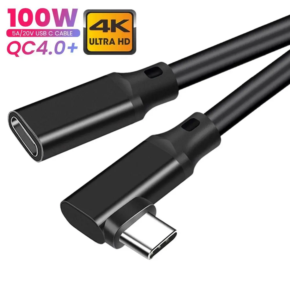 Mobile Phone 90 Degree HD 4K Elbow PD 100W 10Gbps Type-C Extension Cable USB 3.2 Gen 2
Mobile Phone 90 Degree HD 4K Elbow PD 100W 10Gbps Type-C Extension Cable USB 3.2 Gen 2