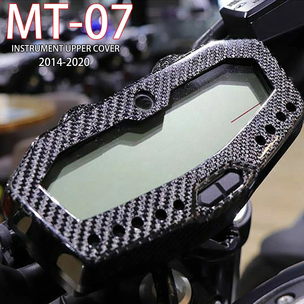 

Carbon Fiber Motorcycle Instrument Speedometer Cover For Yamaha MT07 FZ07 2014-2020 2019 2018 2017 2015 FOR Tracer 700 2016-2019