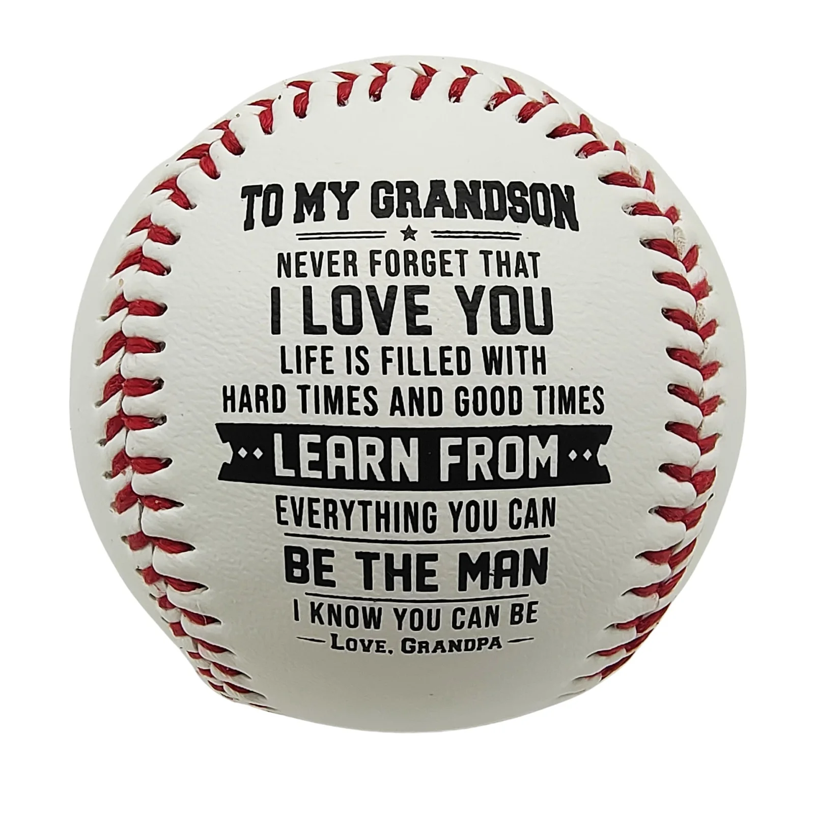 Baseball For Son Personalized Baseball Motivational Baseball Gifts For Son / Grandson Meaningful Printed Message Random Style
Baseball For Son Personalized Baseball Motivational Baseball Gifts For Son / Grandson Meaningful Printed Message Random Style