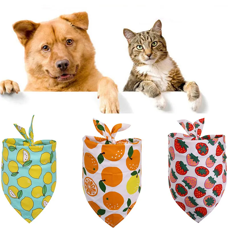 Summer Dog Bandana Dogs Pet Supplies Fruit Printing Small Dog Bandanas Scarf Mini Dogs Puppy Bibs Dog Grooming Pet Accessories
Summer Dog Bandana Dogs Pet Supplies Fruit Printing Small Dog Bandanas Scarf Mini Dogs Puppy Bibs Dog Grooming Pet Accessories