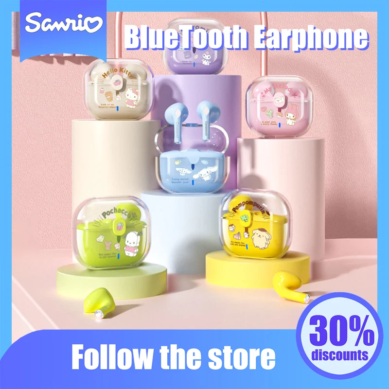Kawaii Sanrio Anime Bluetooth Earphone Cute Pompompurin Pochacco My Melody Cartoon Wireless Earphone Originality Children Gifts
Kawaii Sanrio Anime Bluetooth Earphone Cute Pompompurin Pochacco My Melody Cartoon Wireless Earphone Originality Children Gifts