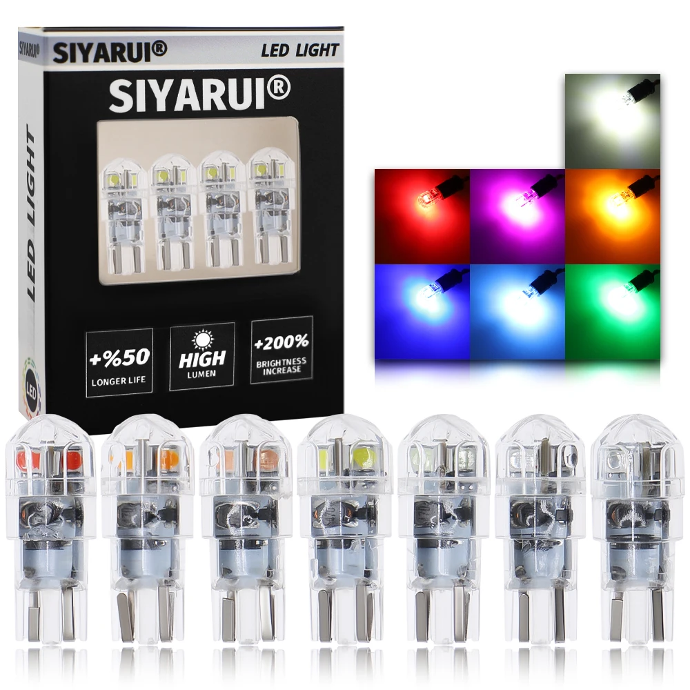 2x T10 W5W LED Bulb 3030 SMD 168 194 Car Accessories Clearance Lights Reading lamp Auto 12V 24V White Amber Crystal Blue Motor
2x T10 W5W LED Bulb 3030 SMD 168 194 Car Accessories Clearance Lights Reading lamp Auto 12V 24V White Amber Crystal Blue Motor