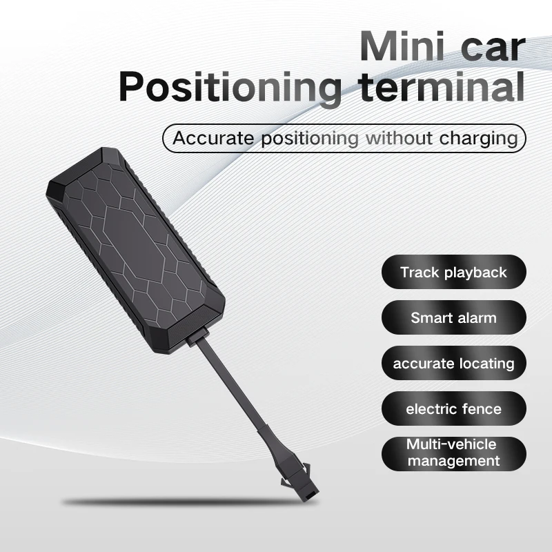 

PG08 12V-36V Mini Real-time GPS/GSM/GPRS SMS Car GPS Tracker Real Time Location Portable Safe Use Support Google Map Links
