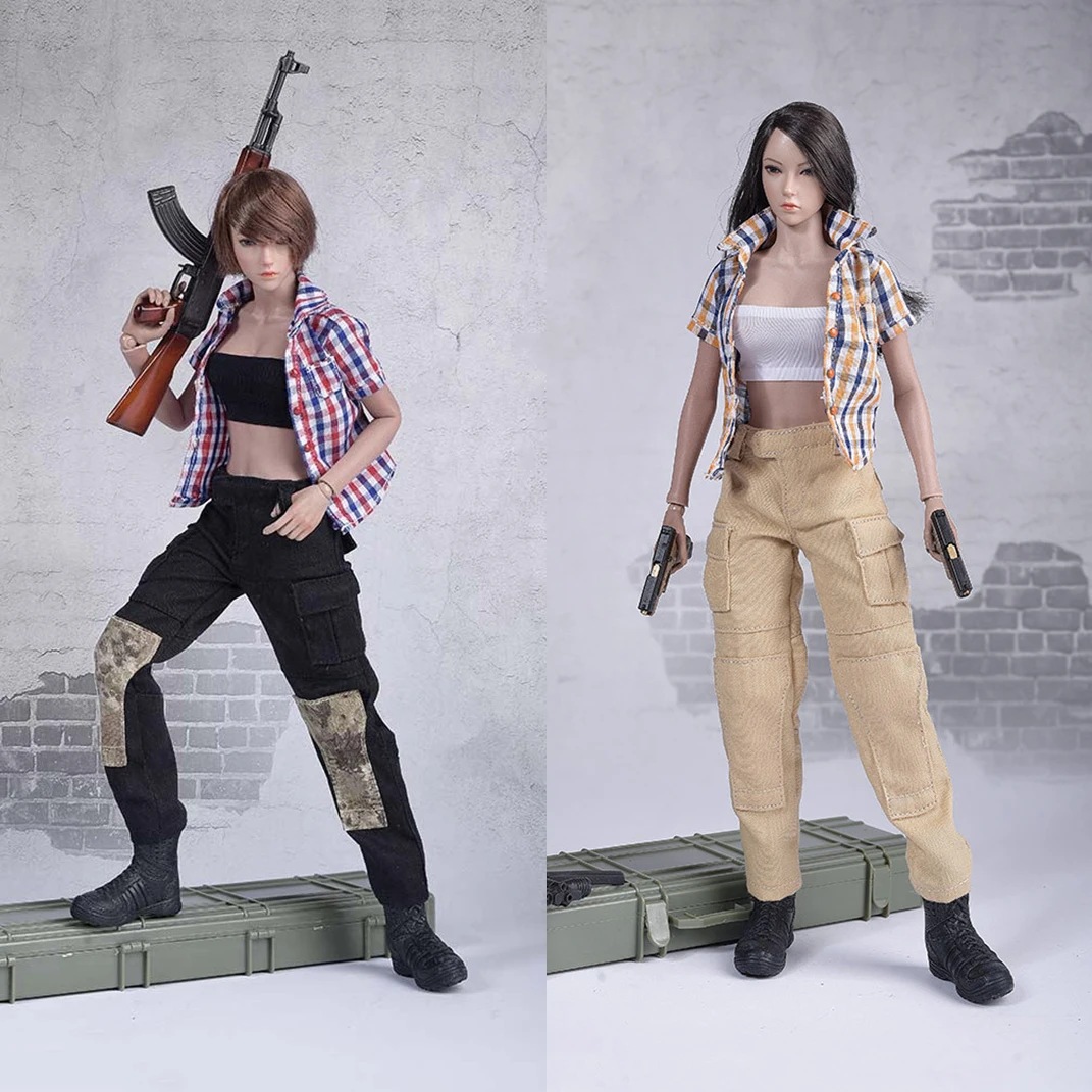 Игрушка Fire Girl FG042 PMC масштаб 1/6, Женская солдатская клетчатая рубашка, топ, жилет, брюки, одежда, костюм, модель для 12 дюймовой экшн-фигурки
Игрушка Fire Girl FG042 PMC масштаб 1/6, Женская солдатская клетчатая рубашка, топ, жилет, брюки, одежда, костюм, модель для 12 дюймовой экшн-фигурки