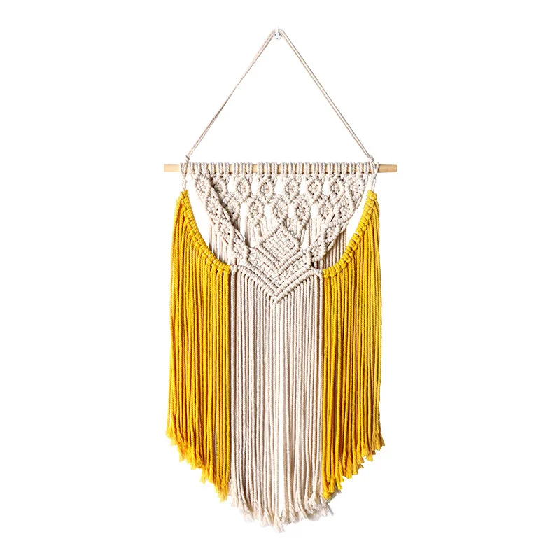 Hand Woven Bohemian Cotton Rope Tapestry DIY Nordic Tapestry Home Stay Home Furnishing Tapestry
Hand Woven Bohemian Cotton Rope Tapestry DIY Nordic Tapestry Home Stay Home Furnishing Tapestry