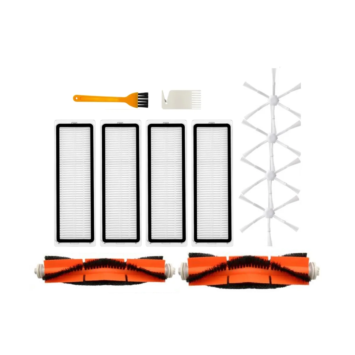 12PCS Accessories Kit for Mi Vacuum Mop 2 STYTJ03ZHM Robot Vacuum Cleaner Main Side Brush Hepa Filter
12PCS Accessories Kit for Mi Vacuum Mop 2 STYTJ03ZHM Robot Vacuum Cleaner Main Side Brush Hepa Filter