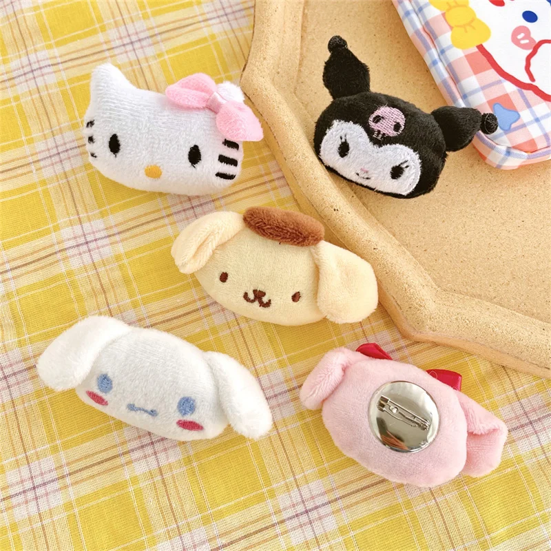 Kawaii Sanrio плюшевая брошь Kuromi My Melody Kitty плюшевое кольцо для волос коричная пуриновая собака Аниме Мягкие игрушки для детей девочек
Kawaii Sanrio плюшевая брошь Kuromi My Melody Kitty плюшевое кольцо для волос коричная пуриновая собака Аниме Мягкие игрушки для детей девочек