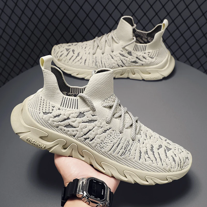 Men's Walking Athletic Shoes Breathable Knit Slip on Sneakers Mesh Tennis Shoes Socks Loafers Man Comfortable Gym Sport Shoes
Men's Walking Athletic Shoes Breathable Knit Slip on Sneakers Mesh Tennis Shoes Socks Loafers Man Comfortable Gym Sport Shoes