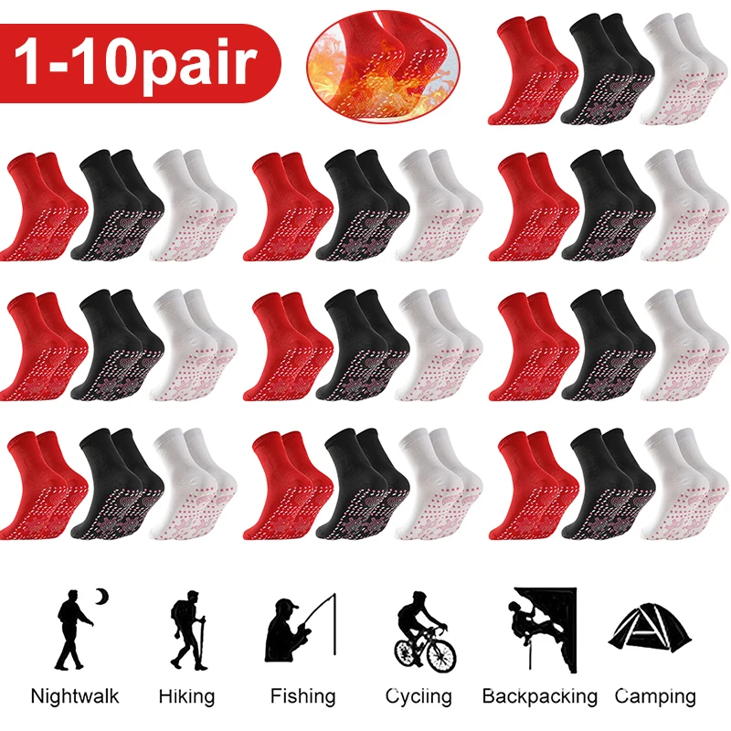 Winter Self-heating Health Care Socks 1-10Pairs Women Ski Socks Massage Man Short Sock Magnetic Therapy Comfortable Warm Sox
Winter Self-heating Health Care Socks 1-10Pairs Women Ski Socks Massage Man Short Sock Magnetic Therapy Comfortable Warm Sox