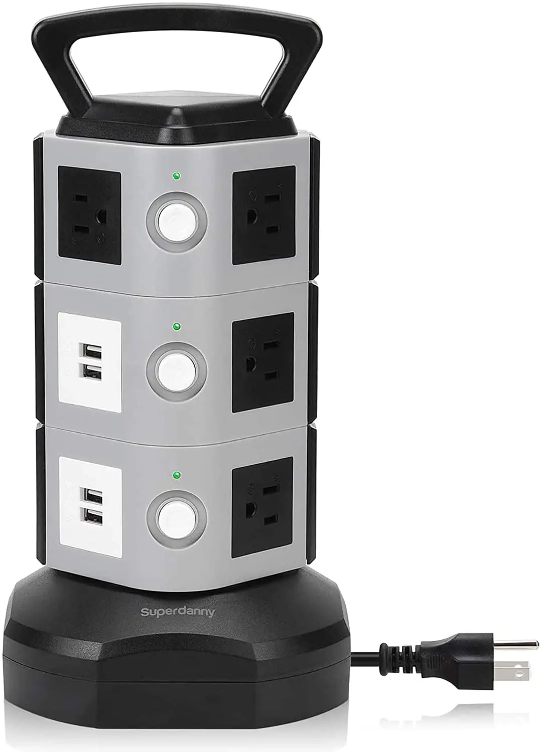 Усилитель напряжения-3000 Вт, 13 А, 10 розеток С 4 USB-портами А и выдвижным удлинителем фута
Усилитель напряжения-3000 Вт, 13 А, 10 розеток С 4 USB-портами А и выдвижным удлинителем фута