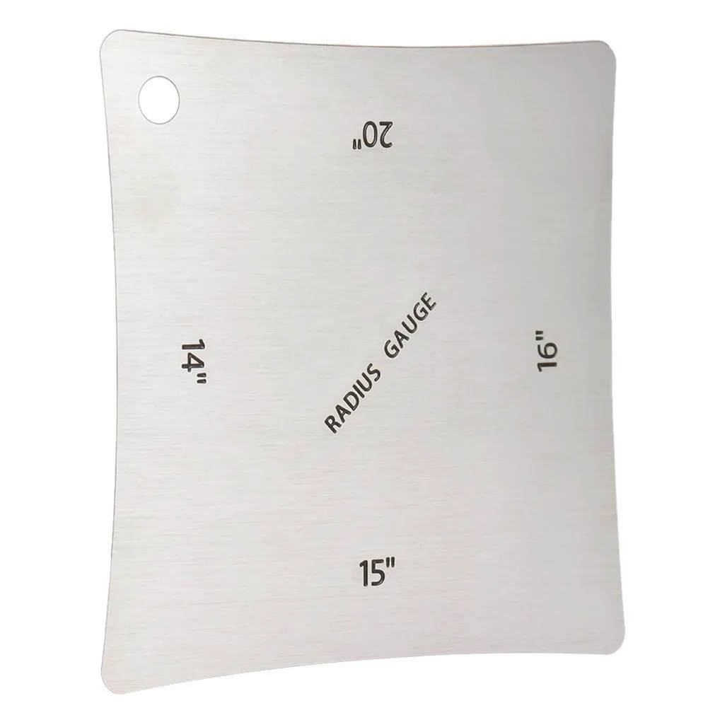 Radius Gauge Guitar Radius Gauge Instrument 8.7 * 8.7 * 0.2cm Luthier Tools Measuring Tool Silve Stainless Steel
Radius Gauge Guitar Radius Gauge Instrument 8.7 * 8.7 * 0.2cm Luthier Tools Measuring Tool Silve Stainless Steel