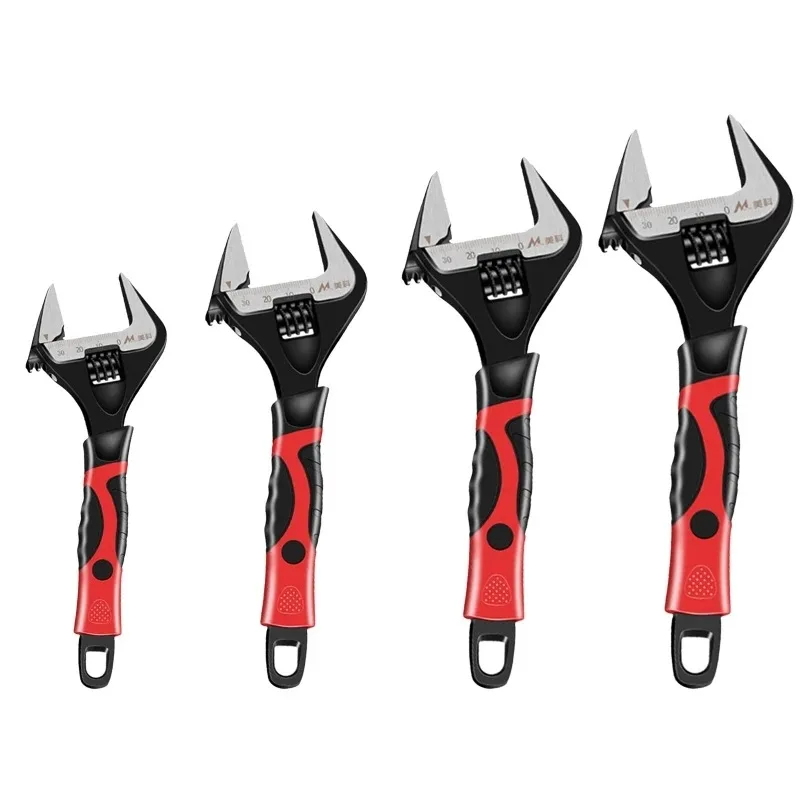WoodWorking Short Handle Large Opening Bathroom Wrench Adjustable Wrench Stainless Steel Universal Wrench Mini Nut Key Hand Tool
WoodWorking Short Handle Large Opening Bathroom Wrench Adjustable Wrench Stainless Steel Universal Wrench Mini Nut Key Hand Tool