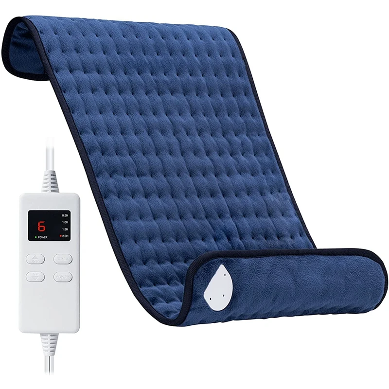 Electric Heating Pad With Automatic Shut-Off, 5 Timer Settings, Fast Heating Pad With 6 Heat Settings,30 X 60Cm EU Plug
Electric Heating Pad With Automatic Shut-Off, 5 Timer Settings, Fast Heating Pad With 6 Heat Settings,30 X 60Cm EU Plug