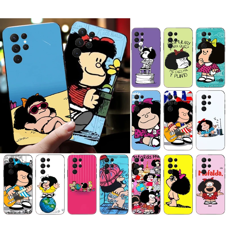 Mafalda Phone Case for Samsung Galaxy S23 S22 S21 S20 Ultra S20 S22 S21 S10E S20FE Note 10Plus 20 Ultra Funda
Mafalda Phone Case for Samsung Galaxy S23 S22 S21 S20 Ultra S20 S22 S21 S10E S20FE Note 10Plus 20 Ultra Funda