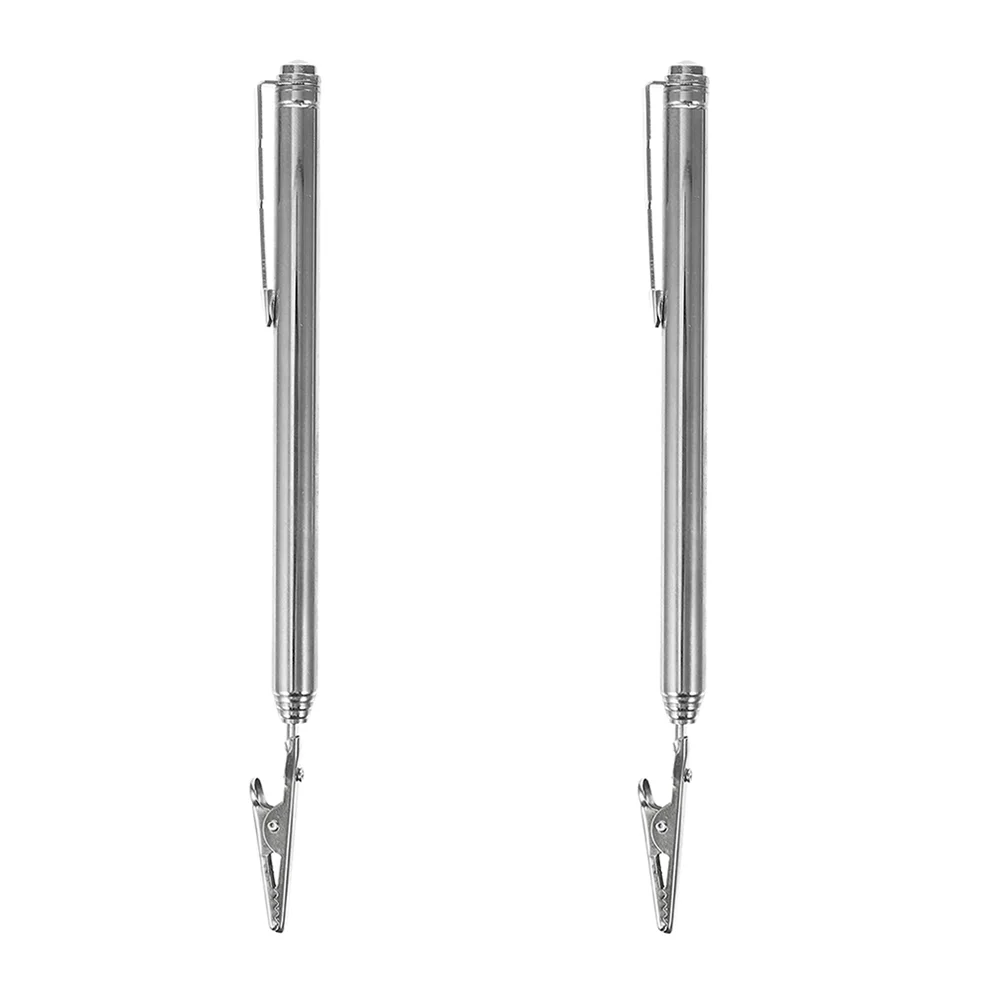 2pcs Extendable Pen-type Alligator Clip Telescopic Metal Alligator Clamp for Home
2pcs Extendable Pen-type Alligator Clip Telescopic Metal Alligator Clamp for Home