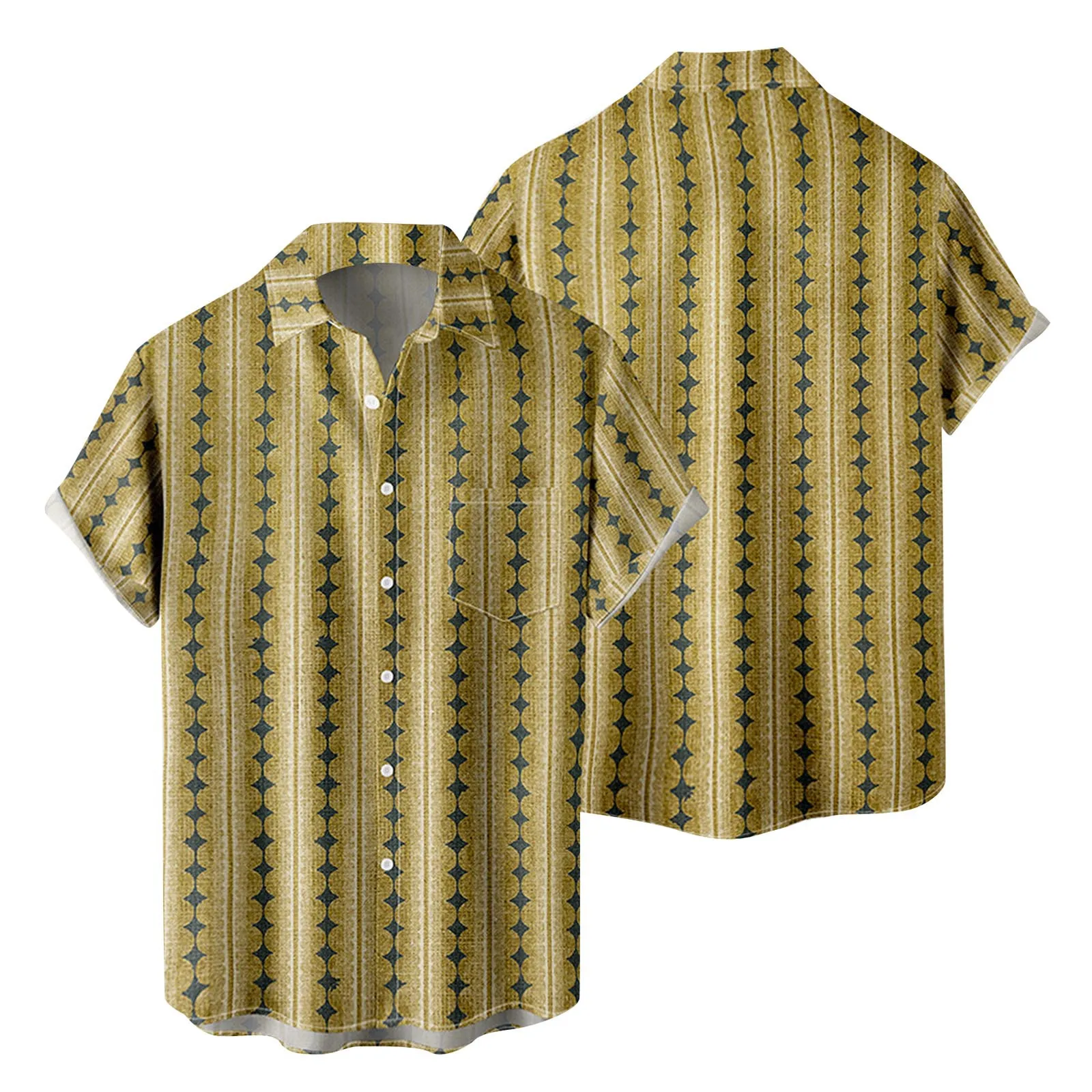 Tall T Shirts for Men Mens Fashion And Leisure 3D Digital Printing Buckle Lapel Short Sleeve Shirt Top
Tall T Shirts for Men Mens Fashion And Leisure 3D Digital Printing Buckle Lapel Short Sleeve Shirt Top