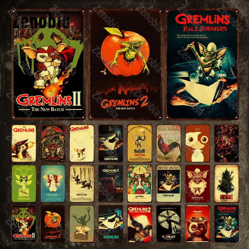 Metal Sign Wall Decor Famous Movie Metal Poster Gremlins Vintage Plaque Wall Stickers Home Decoration Bar Pub Club Retro Plates
Metal Sign Wall Decor Famous Movie Metal Poster Gremlins Vintage Plaque Wall Stickers Home Decoration Bar Pub Club Retro Plates