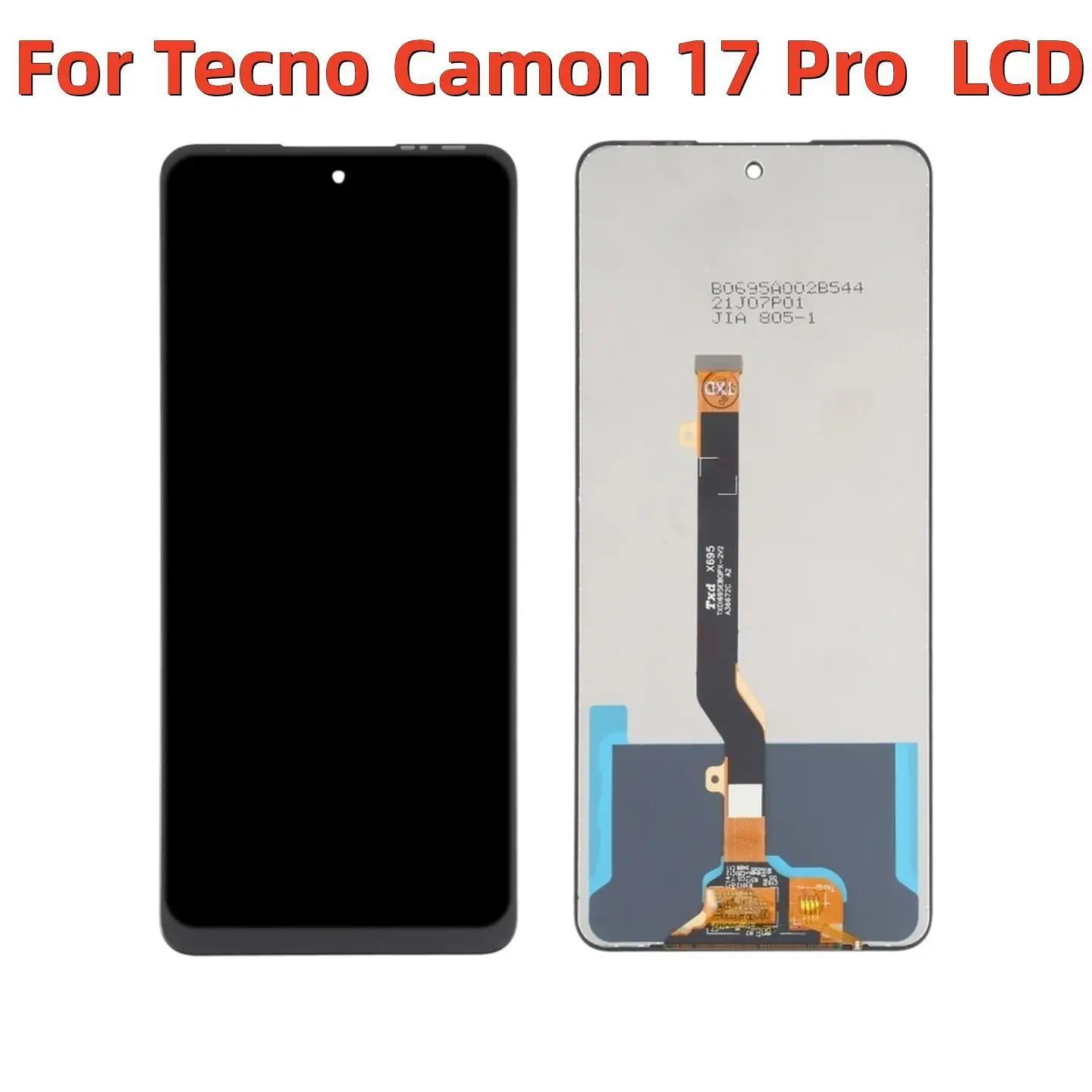 Оригинальный ЖК-дисплей 6 8 дюйма для Tecno Camon 17 Pro 17Pro CG8 CG8h сенсорный экран