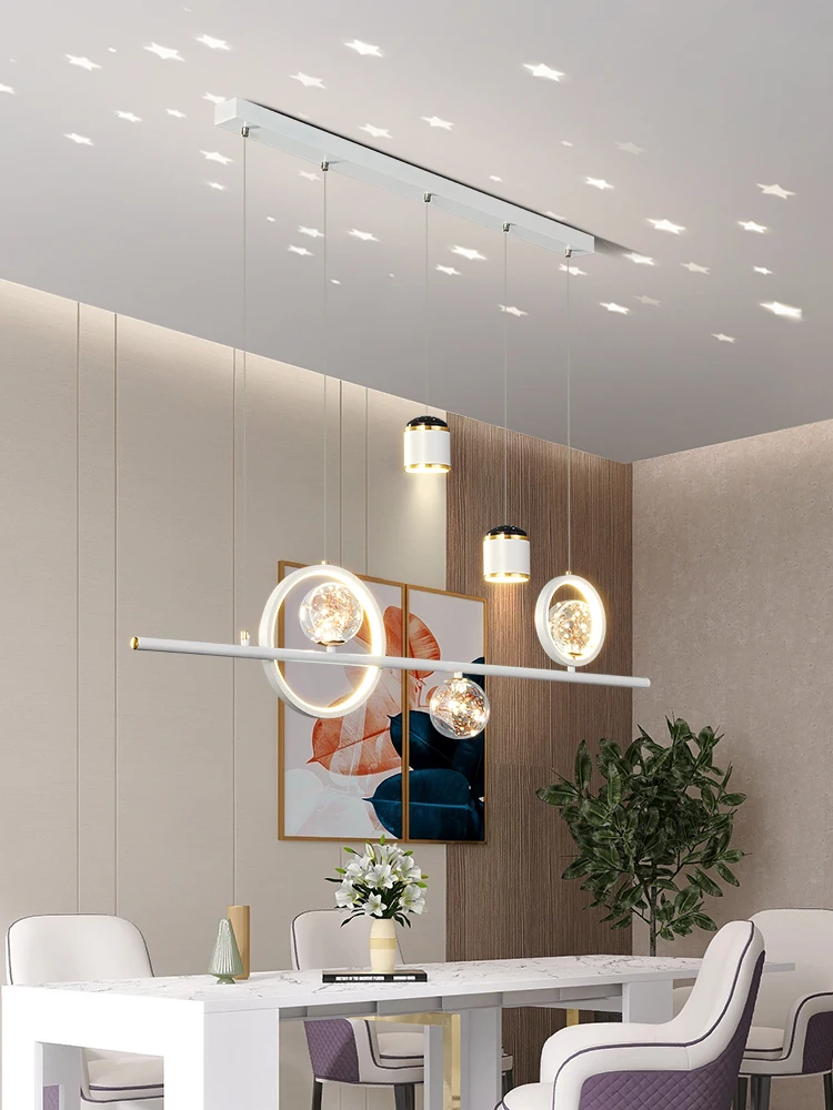 Nordic restaurant chandelier simple modern bar table lamp full of stars with spotlight light luxury trichromatic dimming lamp 
Nordic restaurant chandelier simple modern bar table lamp full of stars with spotlight light luxury trichromatic dimming lamp