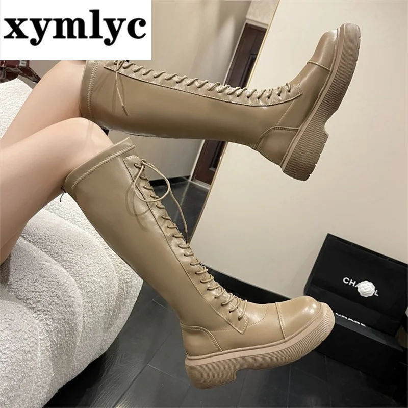 Thick-soled knight boots women's high boots 2022 autumn and winter new small but knee-back zipper boots black boots
Thick-soled knight boots women's high boots 2022 autumn and winter new small but knee-back zipper boots black boots