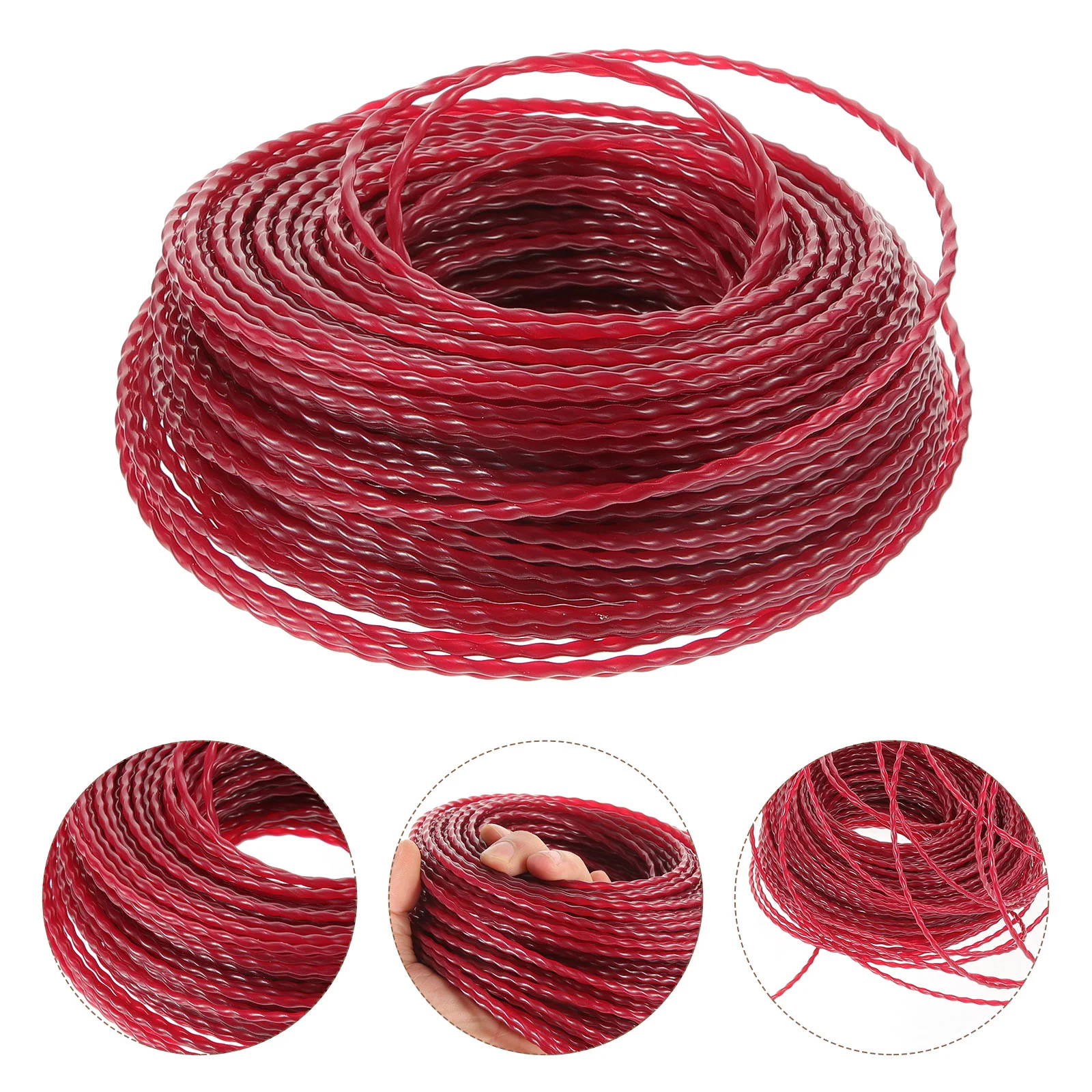 Heavy Duty Trimmer Wire Garden Line Grass Nylon Lines Eater Cord Mower Parts Round Brush
Heavy Duty Trimmer Wire Garden Line Grass Nylon Lines Eater Cord Mower Parts Round Brush