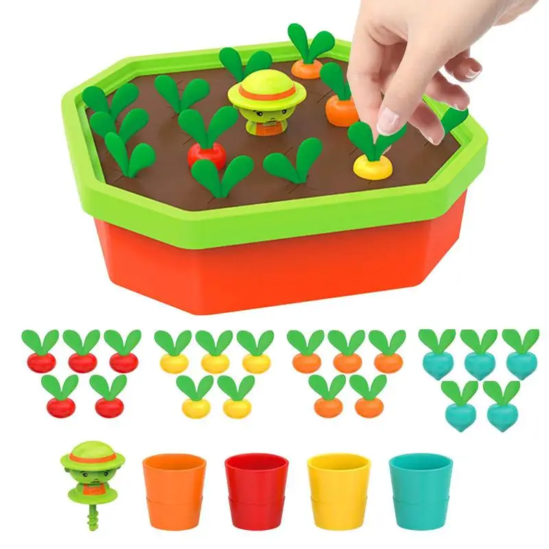 

Детская игрушка для вытягивания моркови, милая форма моркови, цветная сортировка, подсчет, обучающие игры, развивающие игрушки для дошкольного возраста