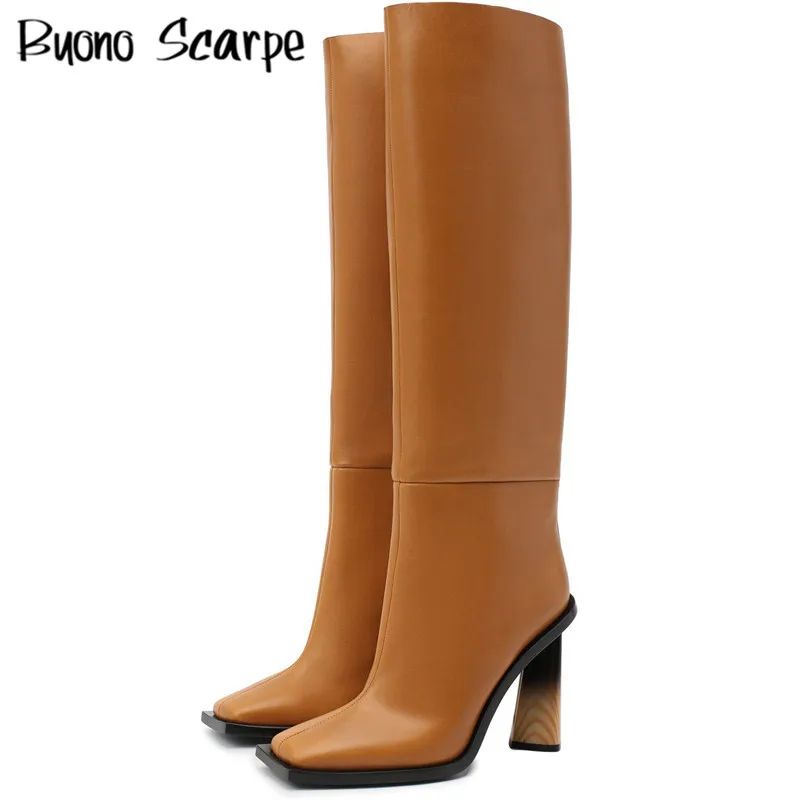 New Color Designer Knee High Boots Women Chunky High Heel Fashion Boots Square Toe Mujer Botas Lady Slip On Shoes Concise Boots
New Color Designer Knee High Boots Women Chunky High Heel Fashion Boots Square Toe Mujer Botas Lady Slip On Shoes Concise Boots