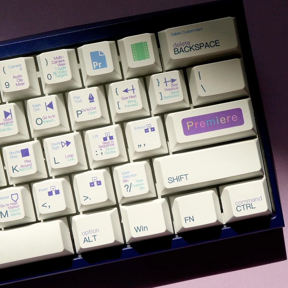 136 Keys PR Shortcut Theme Keycaps Pink Cherry Profile PBT Keycaps for Mechanical Keyboard Custom Sublimation Key caps
136 Keys PR Shortcut Theme Keycaps Pink Cherry Profile PBT Keycaps for Mechanical Keyboard Custom Sublimation Key caps