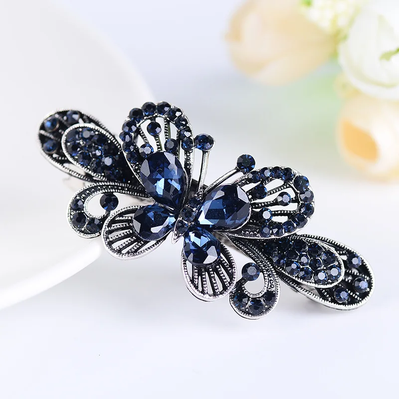Luxury Opal Crystal Hair Clip Crystal Butterfly Spring Clip Feminine Elegant Butterfly Barrette Fashion Headdres Bands For Women
Luxury Opal Crystal Hair Clip Crystal Butterfly Spring Clip Feminine Elegant Butterfly Barrette Fashion Headdres Bands For Women