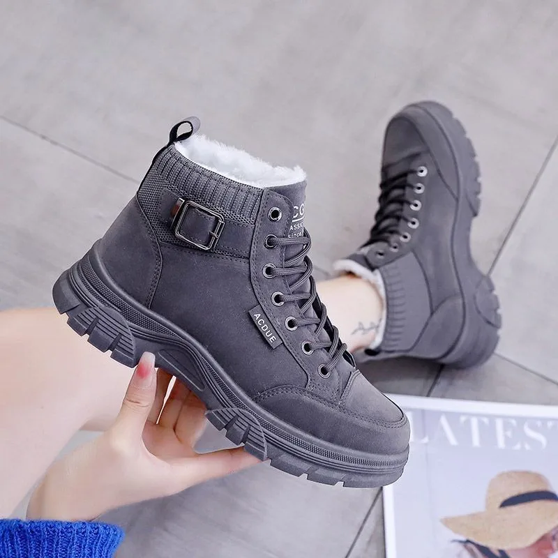 Новинка Зима 2023, зимние ботинки, женские короткие ботинки, теплая хлопковая обувь, женские ботинки с флисовой подкладкой, повседневная обув...
Новинка Зима 2023, зимние ботинки, женские короткие ботинки, теплая хлопковая обувь, женские ботинки с флисовой подкладкой, повседневная обув...
